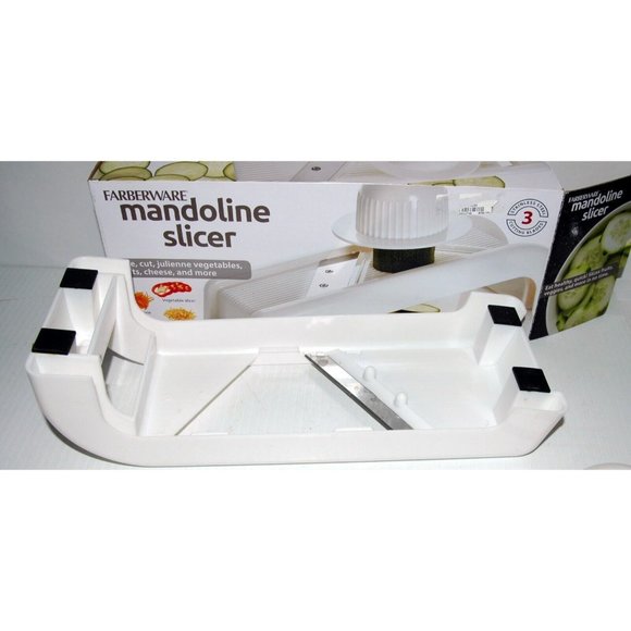 Farberware Mandoline Slicer Slice, Cut, Julienne Vegetables Fruits, Cheese, More - Picture 4 of 5